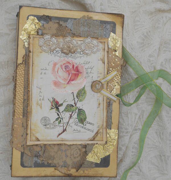 Vintage writing journal and notebook Notebooks Trinketz