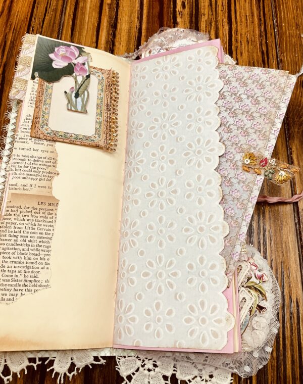 Cherry Blossom Junk Journal Hardcover Trinketz 10