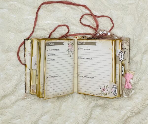 Handcrafted Life Story Journal with Guided Journal Prompts and Legacy Sections Hardcover Trinketz 10