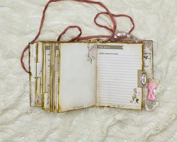 Handcrafted Life Story Journal with Guided Journal Prompts and Legacy Sections Hardcover Trinketz 7