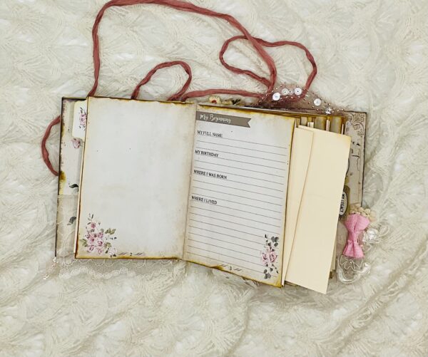 Handcrafted Life Story Journal with Guided Journal Prompts and Legacy Sections Journals Trinketz 12
