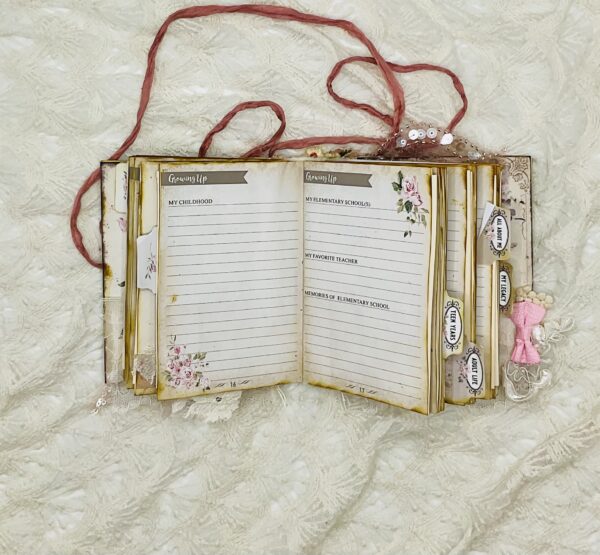 Handcrafted Life Story Journal with Guided Journal Prompts and Legacy Sections Journals Trinketz 11