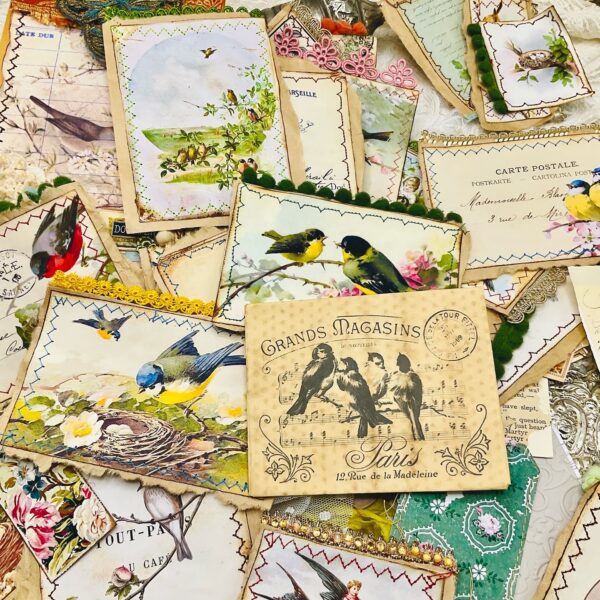 Vintage Bird-Themed Ephemera Pack – 100 Pieces for Junk Journals Ephemera Packs Trinketz 8
